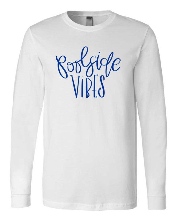 Poolside Vibes Long Sleeve Graphic Tee