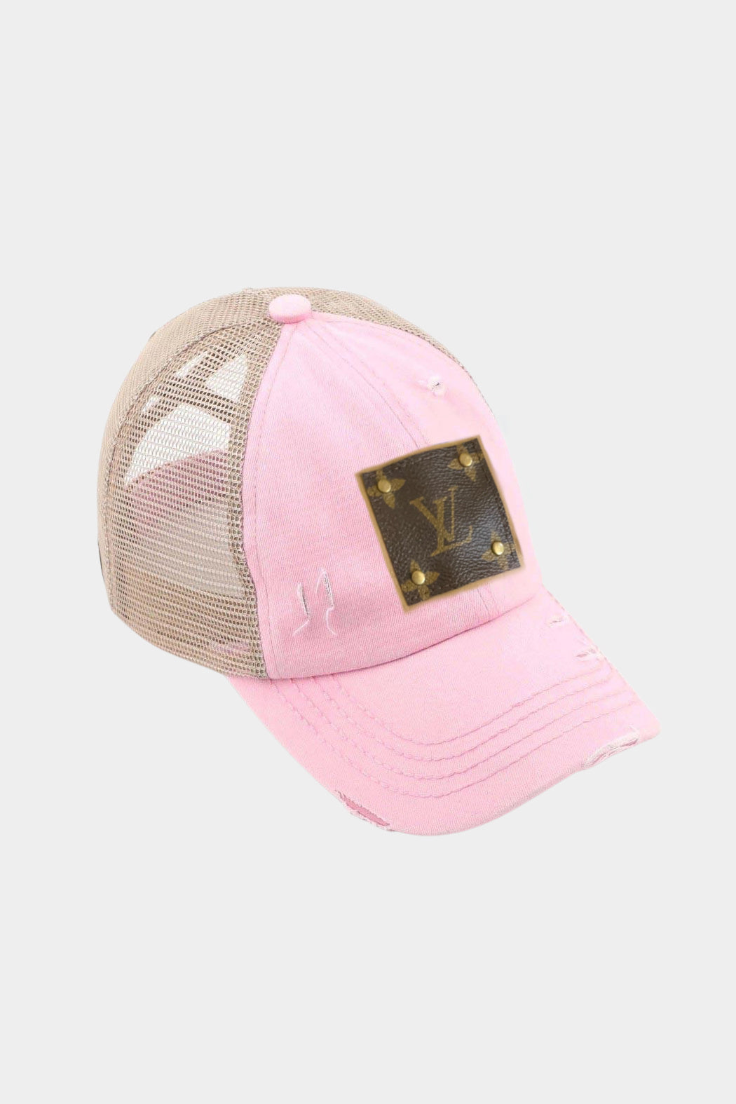 Upcycled Distressed Trucker Cap -  available in 15 colors