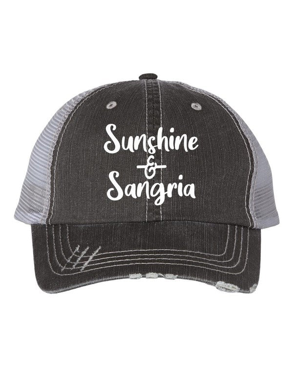 Sunshine and Sangria Embroidered Hat