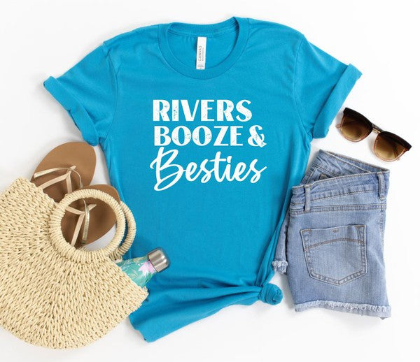 Rivers Booze and Besties Graphic Tee