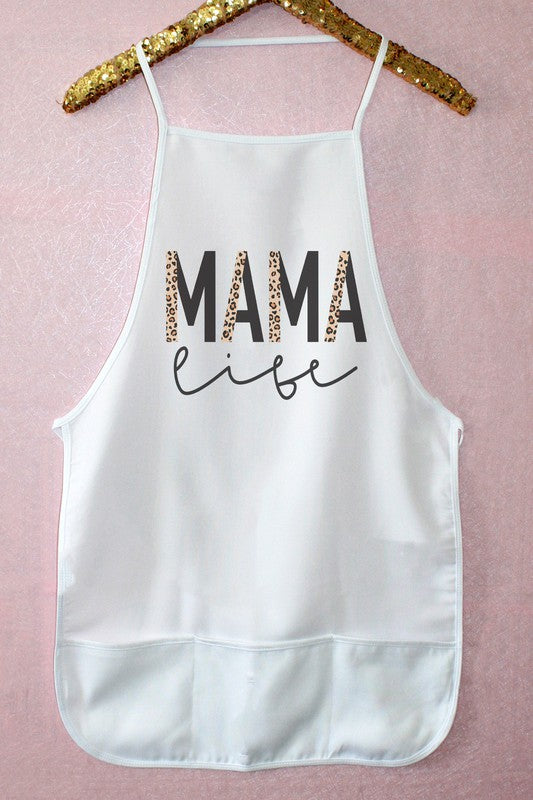 Mama Life Leopard Apron