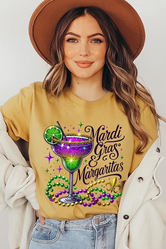 Mardi Gras & Margaritas Graphic Plus Tee