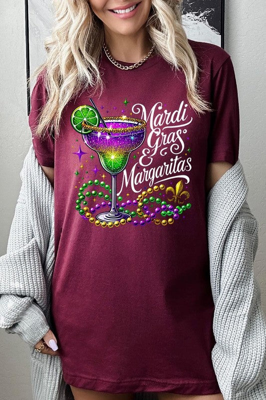 Mardi Gras & Margaritas Graphic Plus Tee