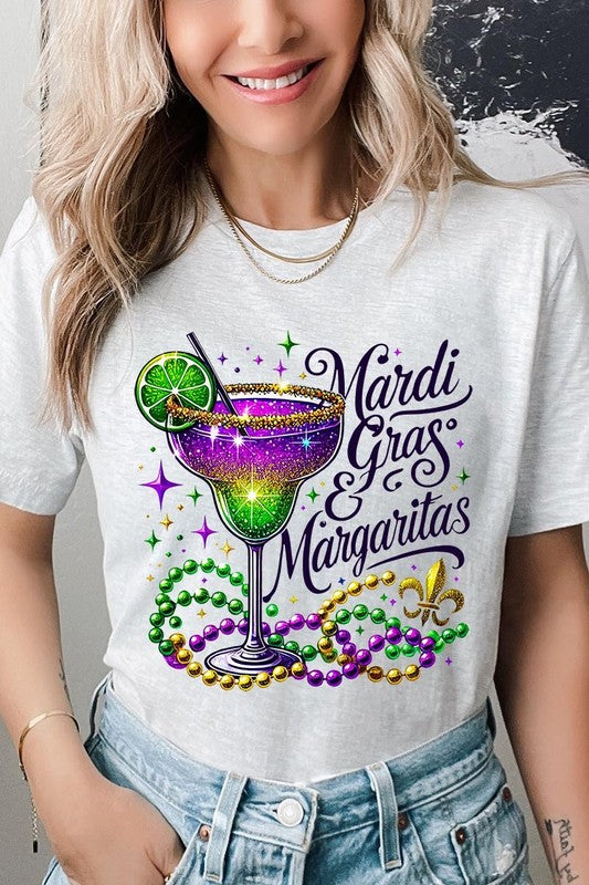 Mardi Gras & Margaritas Graphic Plus Tee