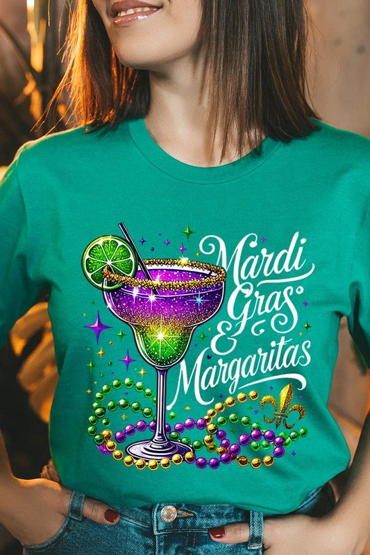 Mardi Gras & Margaritas Graphic Plus Tee