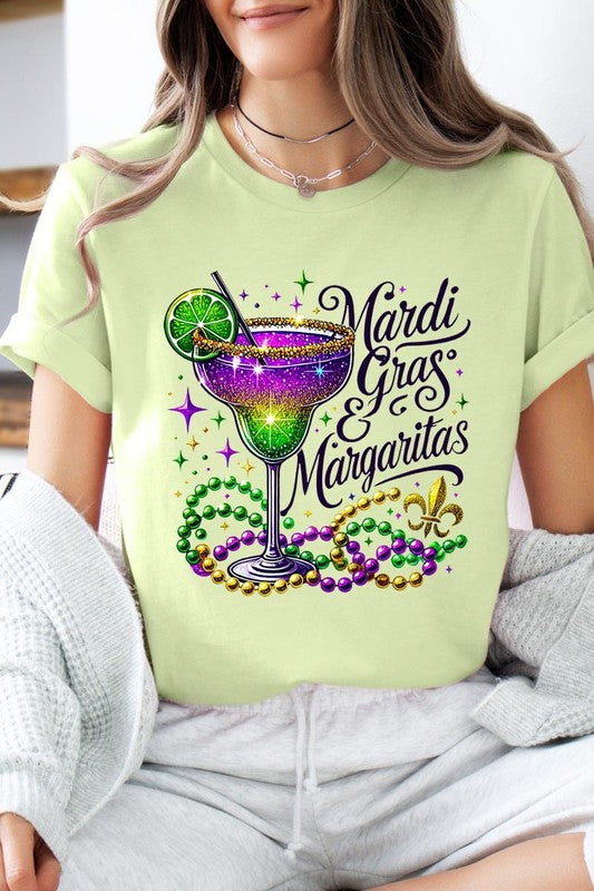 Mardi Gras & Margaritas Graphic Plus Tee