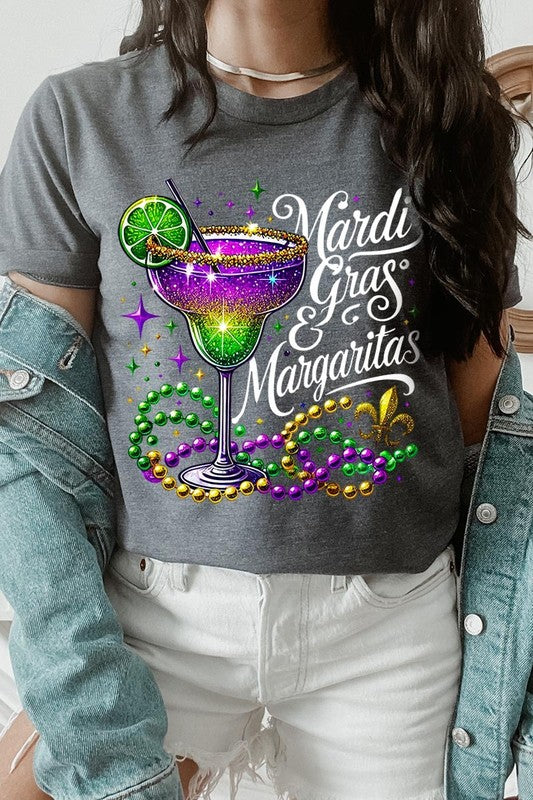 Mardi Gras & Margaritas Graphic Plus Tee