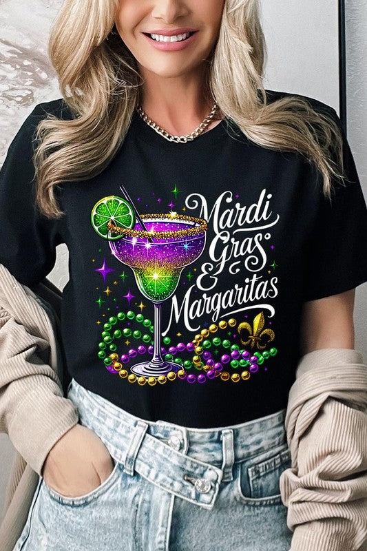 Mardi Gras & Margaritas Graphic Plus Tee