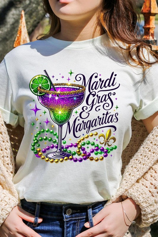 Mardi Gras & Margaritas Graphic Plus Tee