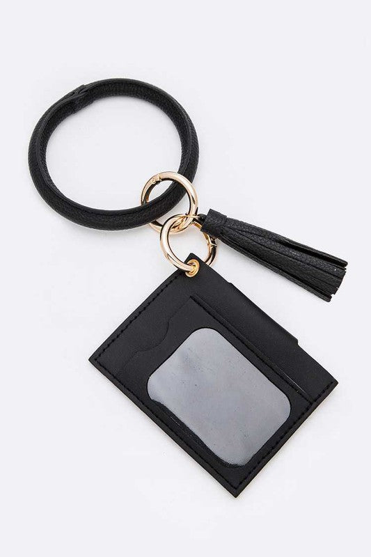 Rhinestone ID Card Convertible Wallet