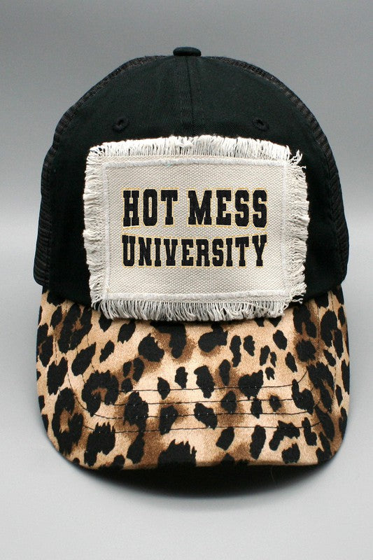 Hot Mess University Graphic Patch Hat