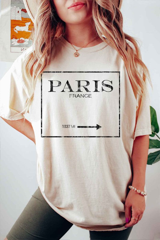 PARIS FRANCE GRAPHIC TEE / T-SHIRT