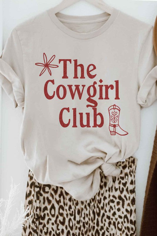 COWGIRL CLUB GRAPHIC TEE / T-SHIRT