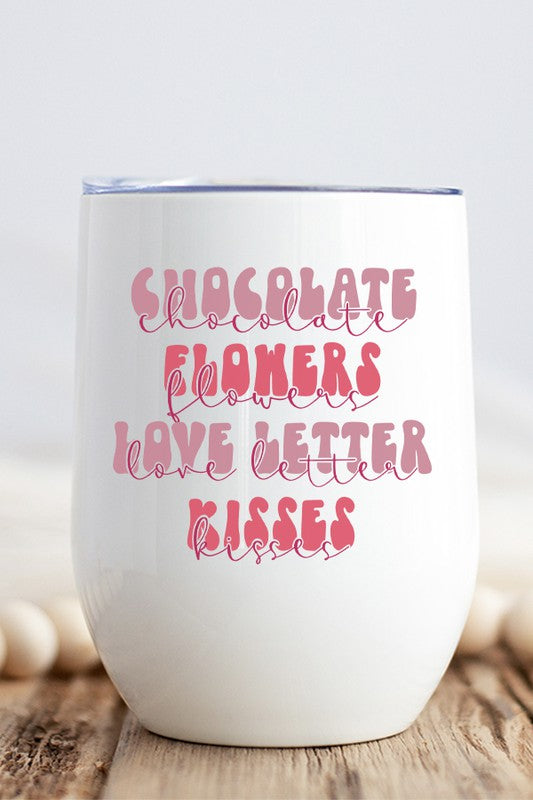 Valentine's Day Chocolate Flowers Wine Cup