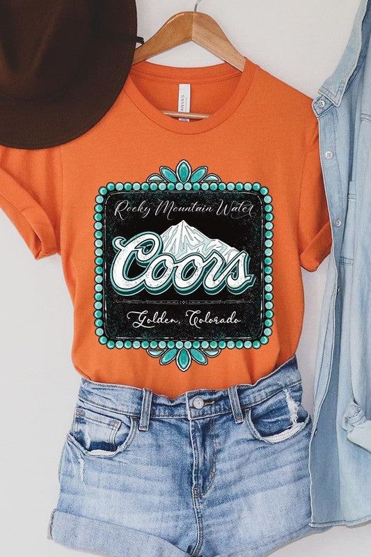 Coors Rocky Mountain Graphic T Shirts