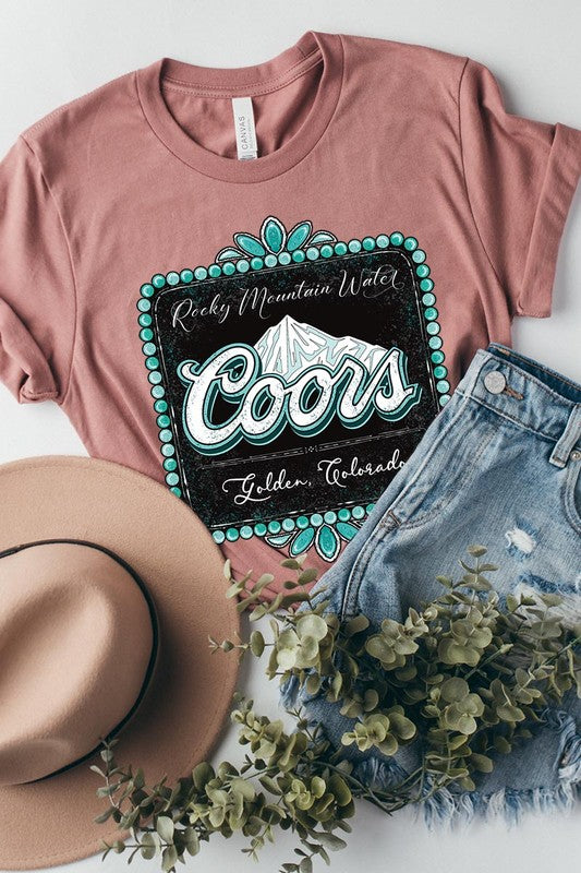 Coors Rocky Mountain Graphic T Shirts