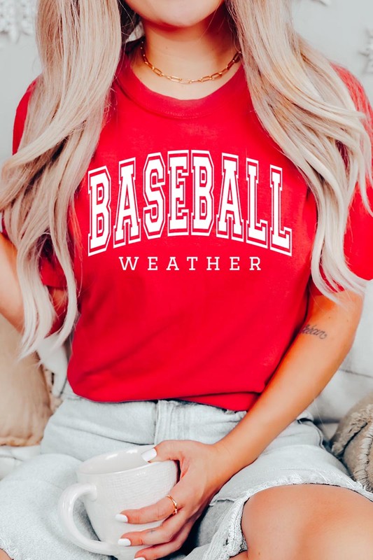 Baseball Weather Graphic T Shirts