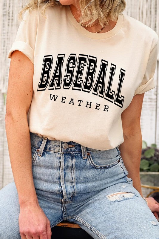 Baseball Weather Graphic T Shirts