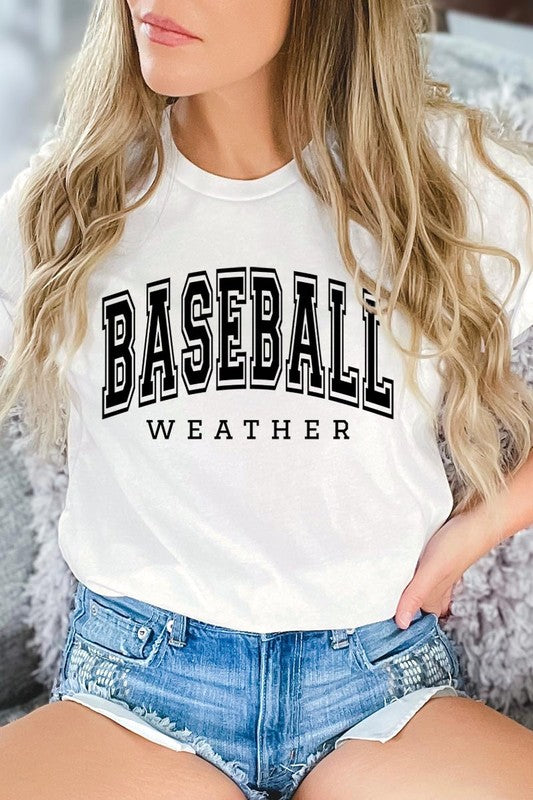 Baseball Weather Graphic T Shirts