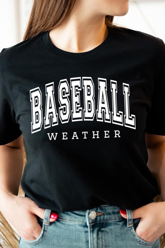 Baseball Weather Graphic T Shirts