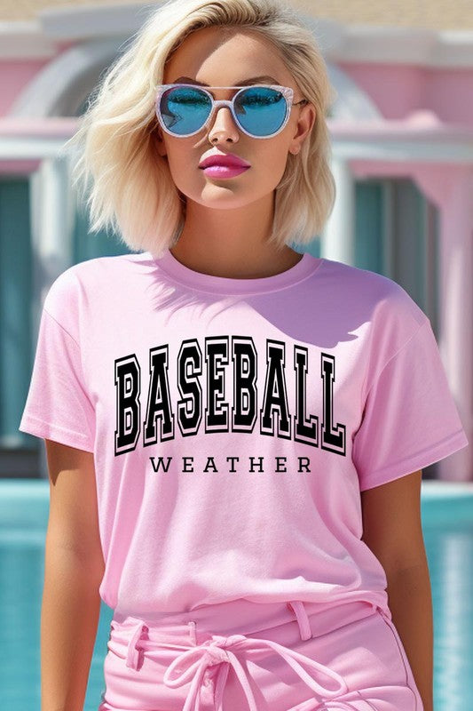 Baseball Weather Graphic T Shirts