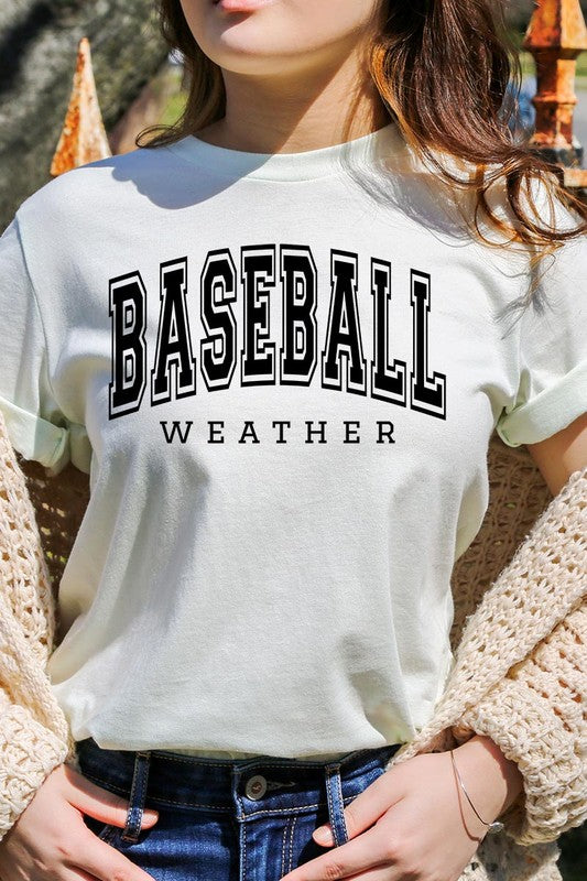 Baseball Weather Graphic T Shirts