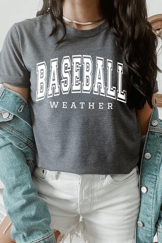 Baseball Weather Graphic T Shirts