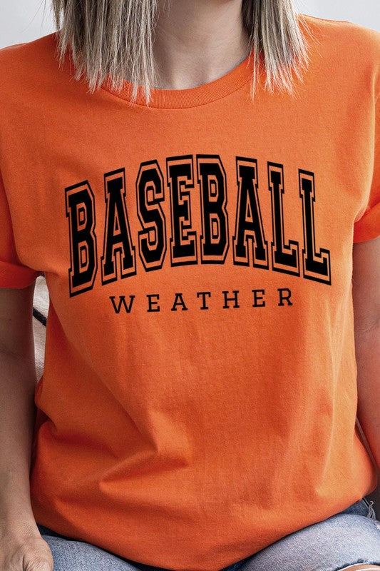 Baseball Weather Graphic T Shirts