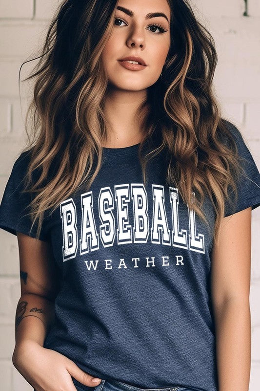 Baseball Weather Graphic T Shirts