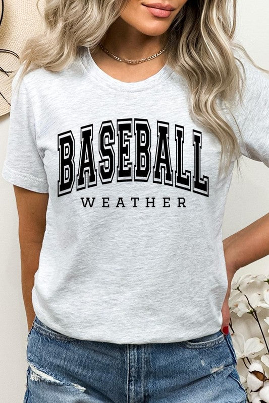 Baseball Weather Graphic T Shirts