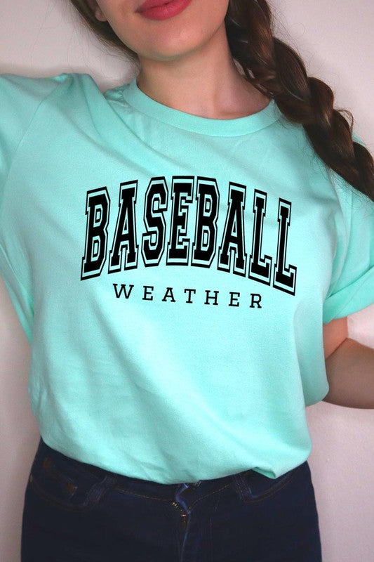 Baseball Weather Graphic T Shirts