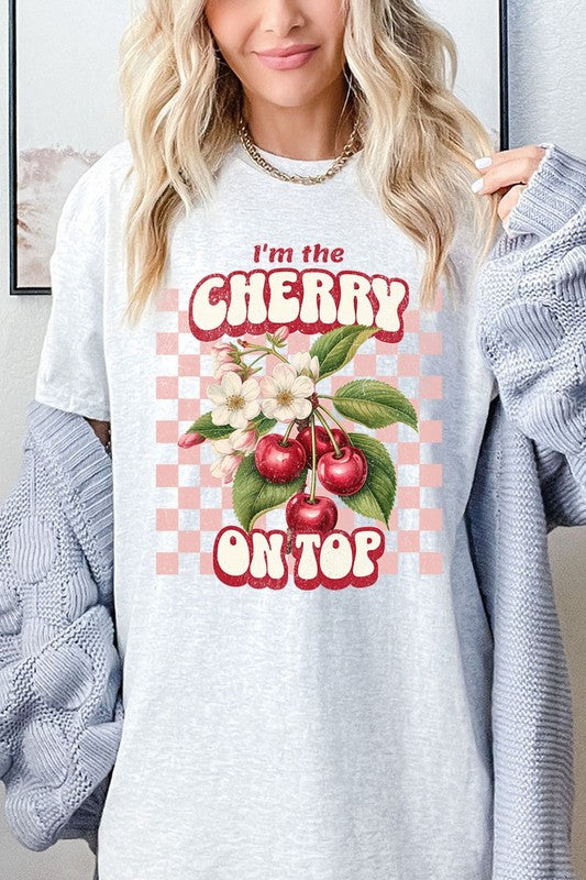 I'm the Cherry on Top Graphic Heavyweight Tee