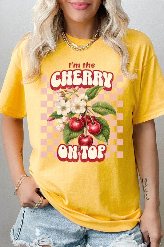 I'm the Cherry on Top Graphic Heavyweight Tee