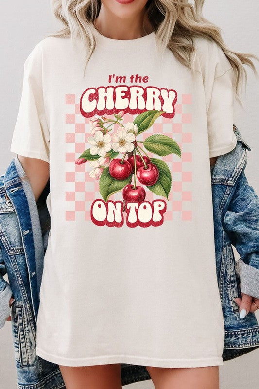 I'm the Cherry on Top Graphic Heavyweight Tee