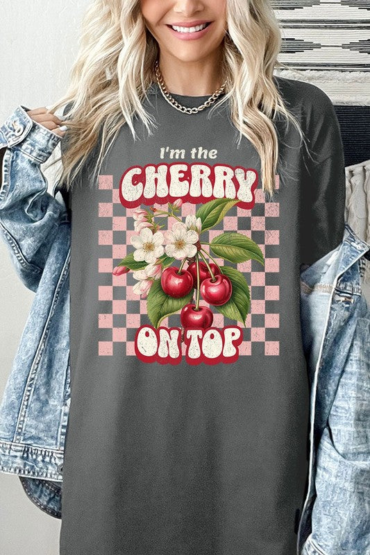 I'm the Cherry on Top Graphic Heavyweight Tee