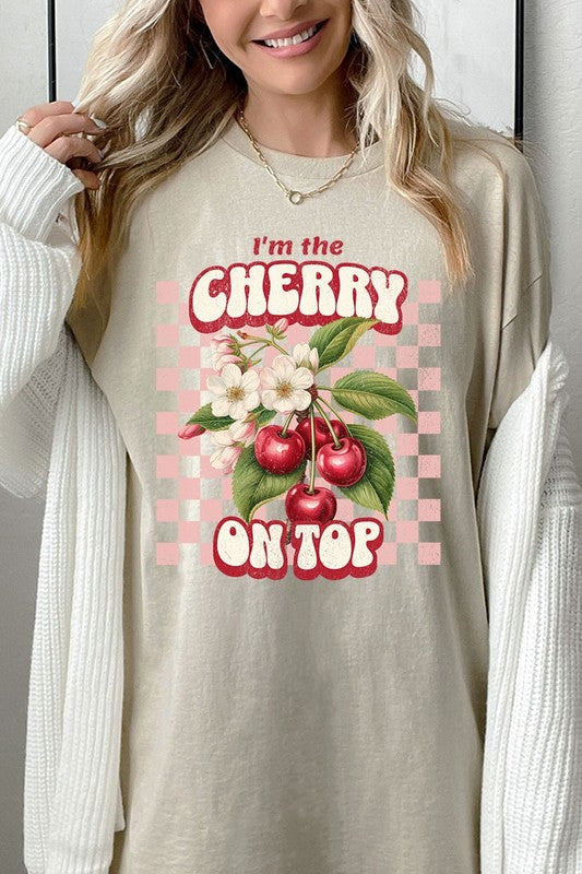 I'm the Cherry on Top Graphic Heavyweight Tee