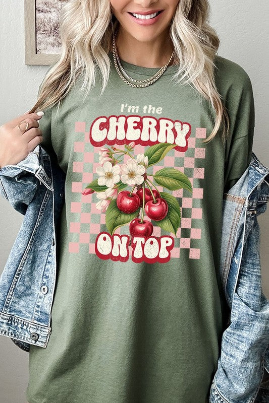 I'm the Cherry on Top Graphic Heavyweight Tee