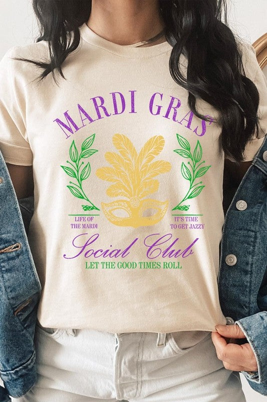 Mardi Gras Social Club Graphic Tee