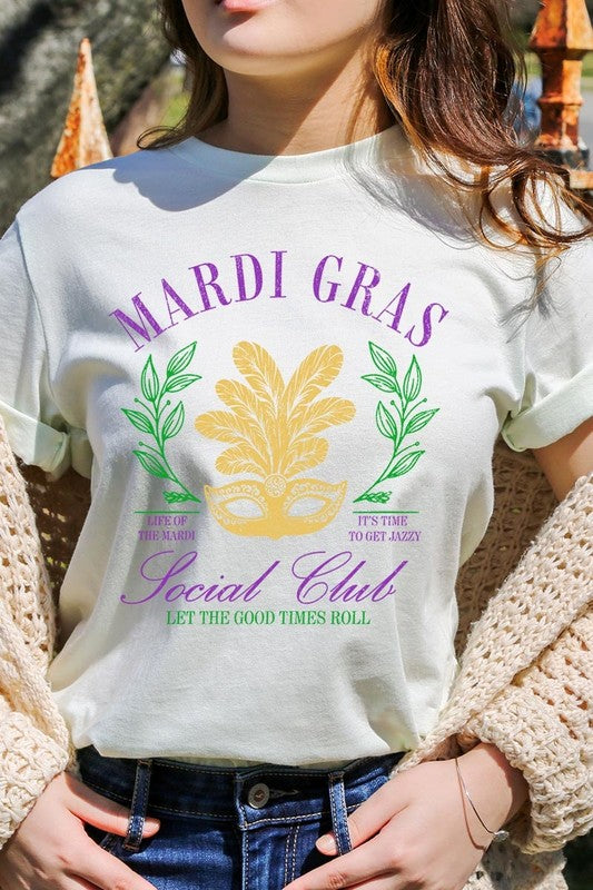 Mardi Gras Social Club Graphic Tee