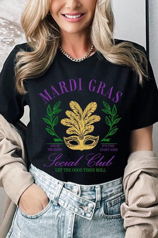 Mardi Gras Social Club Graphic Tee