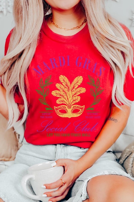 Mardi Gras Social Club Graphic Tee