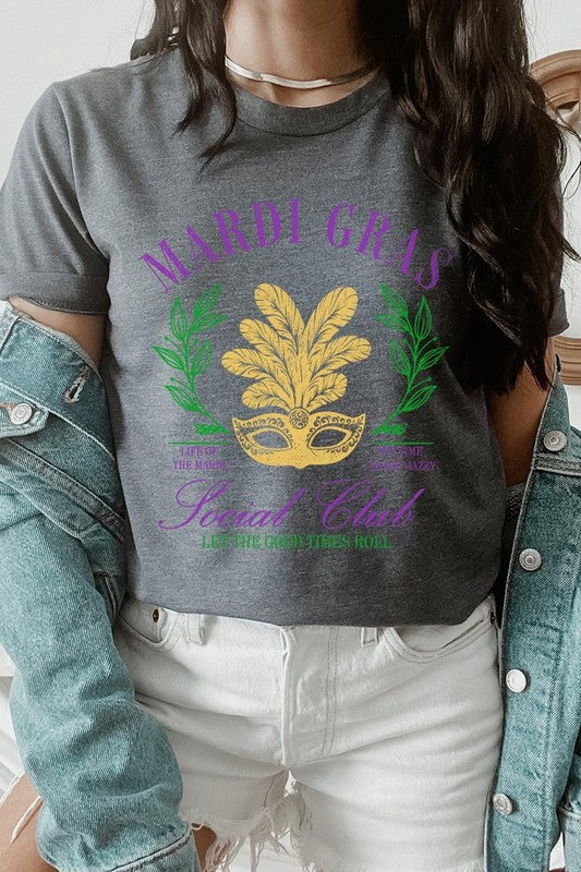 Mardi Gras Social Club Graphic Tee