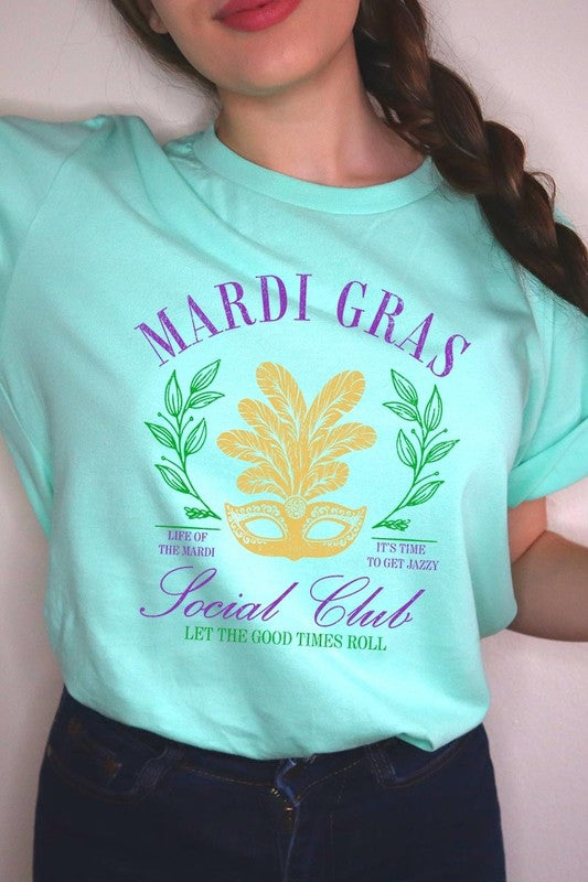 Mardi Gras Social Club Graphic Tee