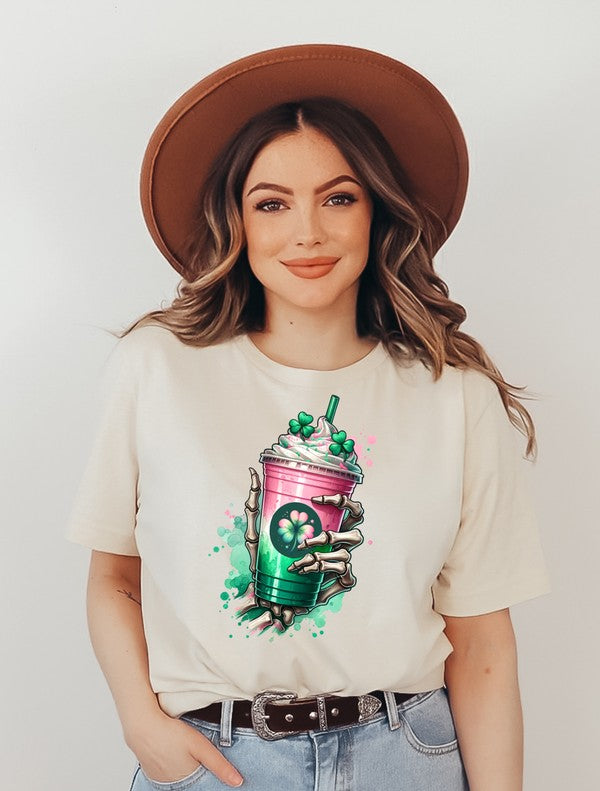 Shamrock Shake Graphic Crew Neck Tee