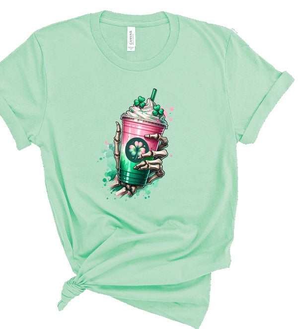 Shamrock Shake Graphic Crew Neck Tee