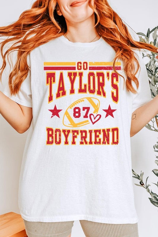 Go Taylor's Boyfriend Graphic Heavy Cotton Tee