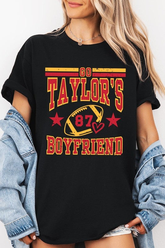 Go Taylor's Boyfriend Graphic Heavy Cotton Tee