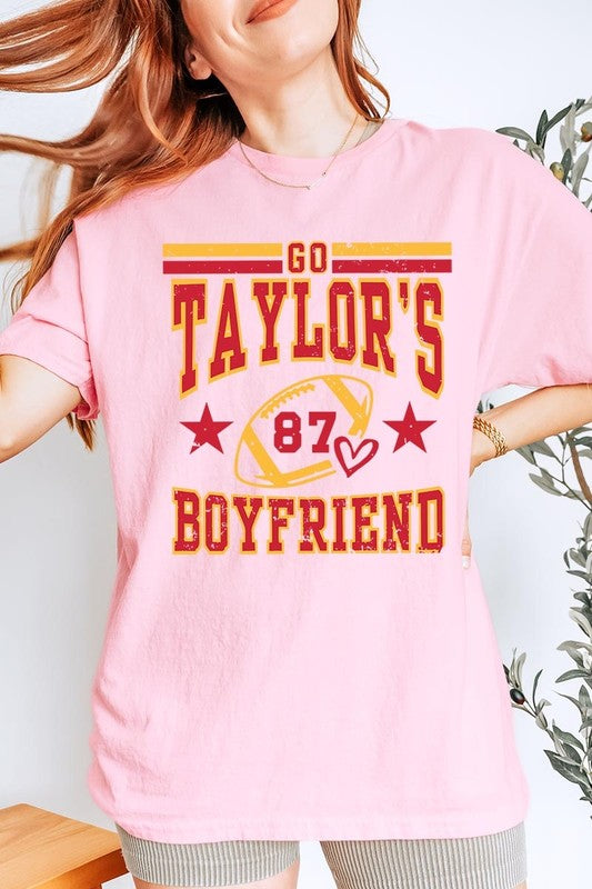 Go Taylor's Boyfriend Graphic Heavy Cotton Tee