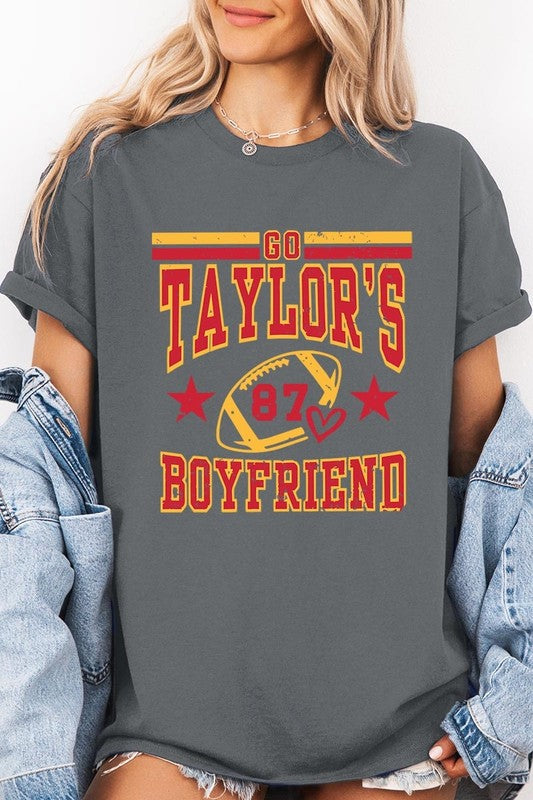 Go Taylor's Boyfriend Graphic Heavy Cotton Tee