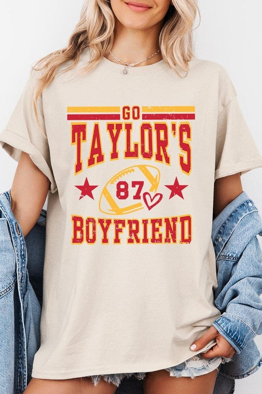 Go Taylor's Boyfriend Graphic Heavy Cotton Tee